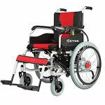 evox wc-101 power wheelchair | foldable electric wheelchair | battery operated power wheel chair for disabled old person