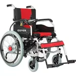 evox wc-101 power wheelchair | foldable electric wheelchair | battery operated power wheel chair for disabled old person - Image 2