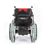 evox wc-101 power wheelchair | foldable electric wheelchair | battery operated power wheel chair for disabled old person - Image 3