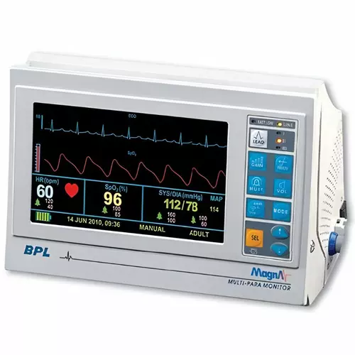 BPL Magna 3 Parameter Patient Monitor - ECG, SpO2, NIBP - Image 2