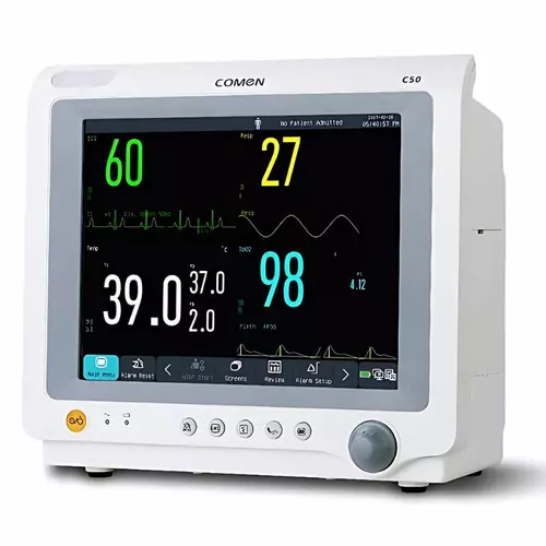 Comen_C50_Multipara_Monitor.jpg Comen C50 Multipara Monitor - ECG/HR, SpO2, PR, NIBP, RESP, Dual TEMP, PR - Image 1