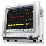 Comen C50 Multipara Monitor - ECG/HR, SpO2, PR, NIBP, RESP, Dual TEMP, PR - Image 3