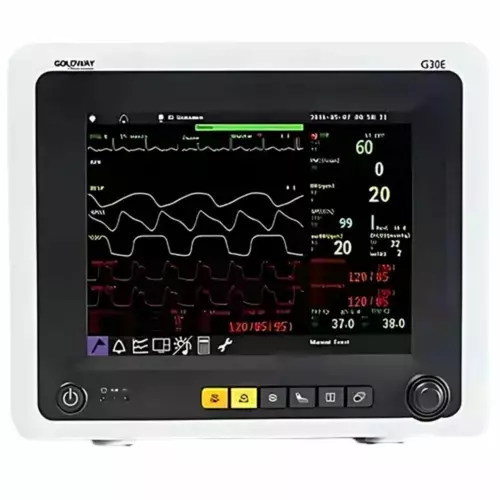 Philips_Goldway_G30E_Patient_Monitor__4_.jpg Philips Goldway G30E Patient Monitor -ECG, HR, RESP, NBP, SpO2, PR, dual TEMP - Image 1